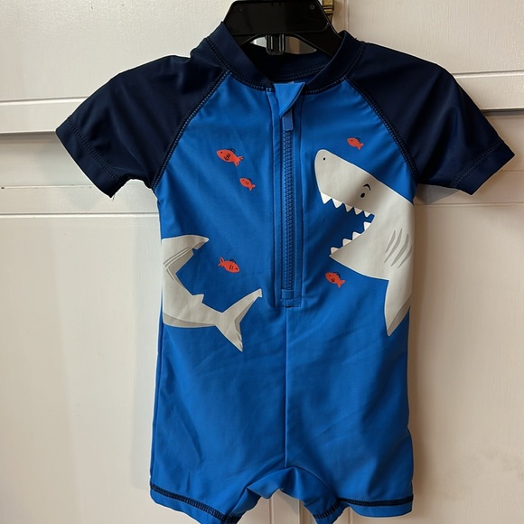 Old Navy Other - LIKE NEW OLD NAVY SWIM ONSIE. Size 6-12 M. Blue/grey. VG/EXCELLENT CONDITION.